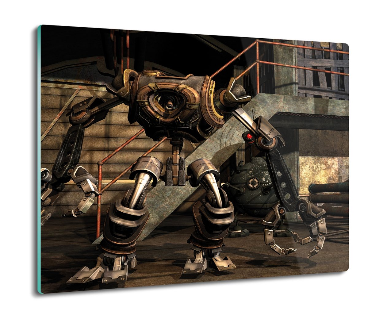 deska splashback z foto Robot maszyny bajka 60x52, ArtprintCave