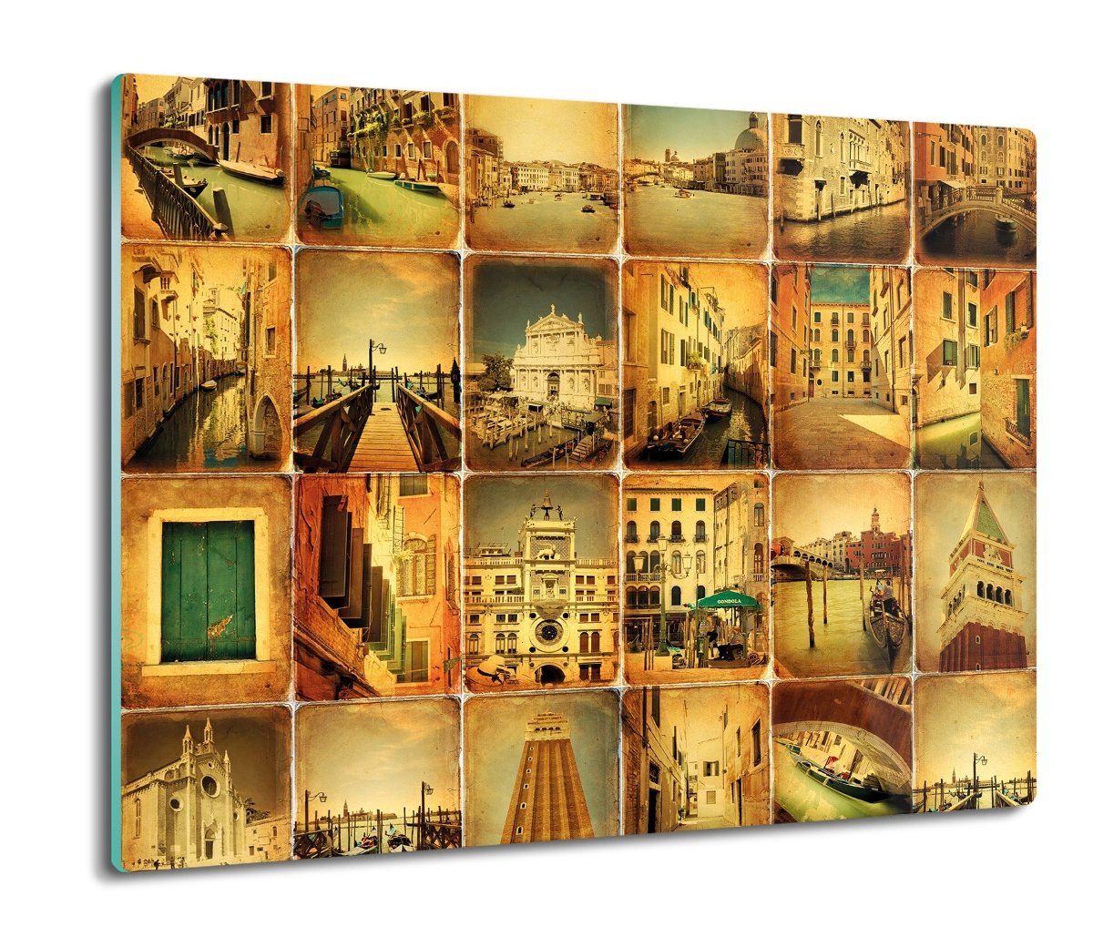 płyty ochronne na indukcję Budynki kolaż 60x52, ArtprintCave