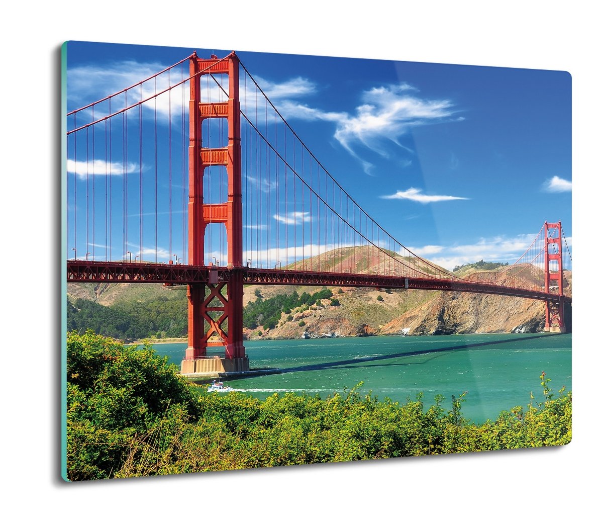 z nadrukiem osłonka szklana Most Golden Gate 60x52, ArtprintCave