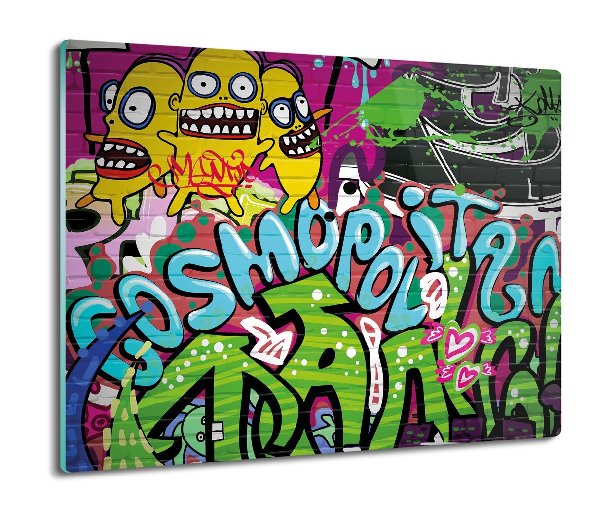 osłona splashback do kuchni Graffiti grunge 60x52, ArtprintCave