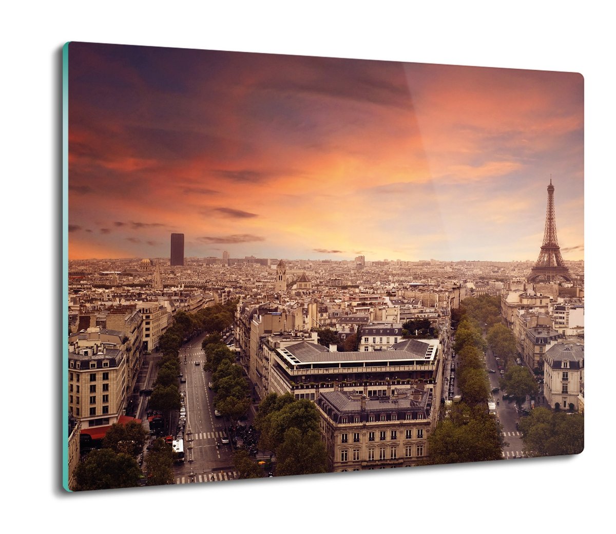 szklana osłona kuchenna Paryż wieża Eiffla 60x52, ArtprintCave