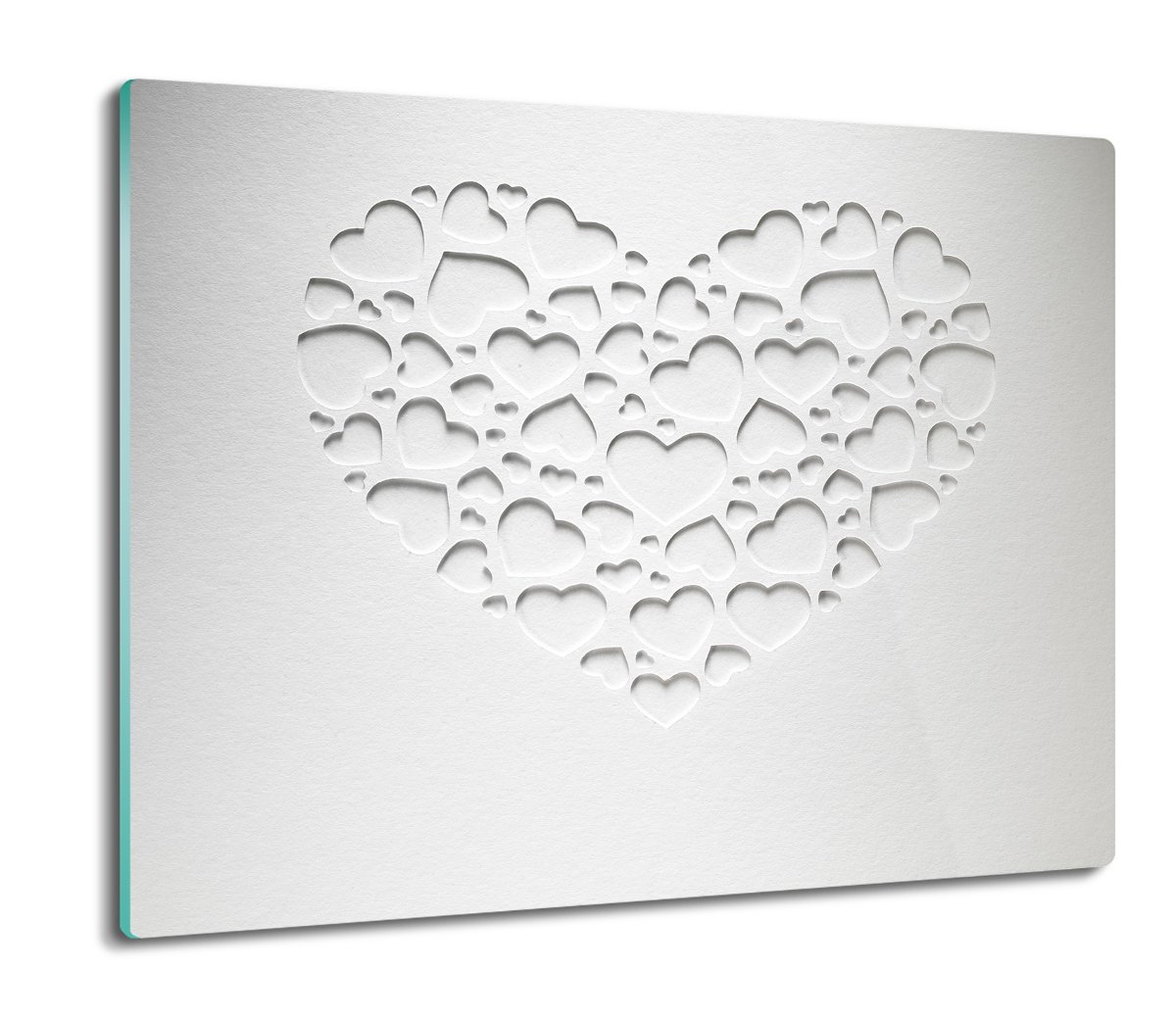 druk deska splashback Serce papier koronka 60x52, ArtprintCave