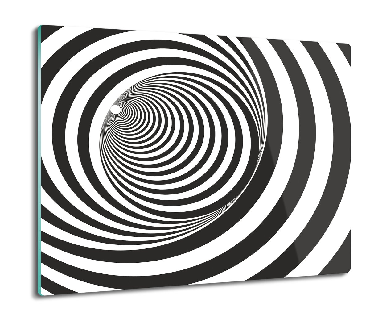 szklana osłonka z grafiką Spirala iluzja 3D 60x52, ArtprintCave