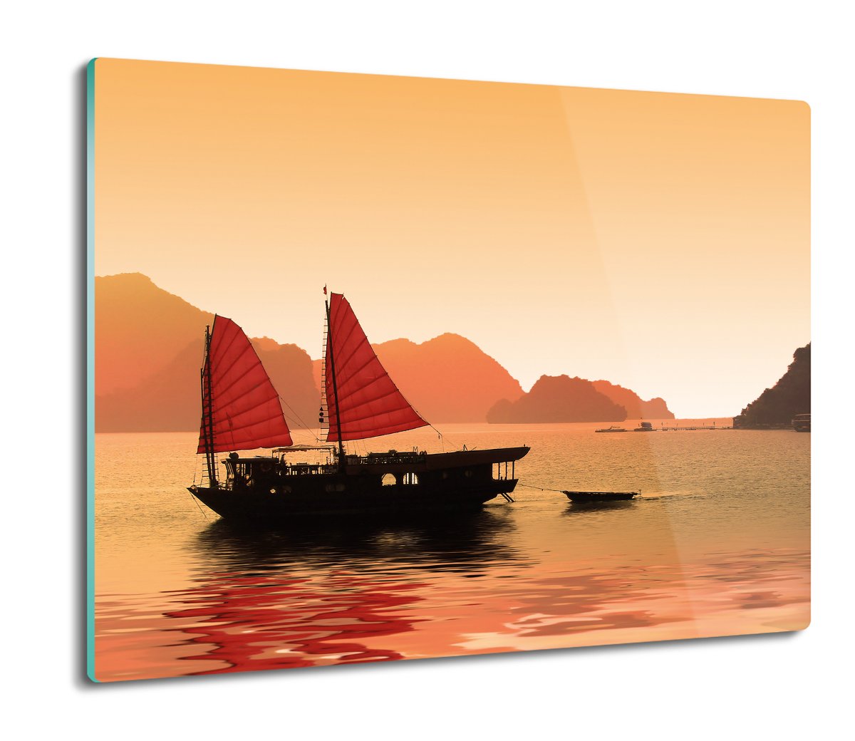 z foto osłona do kuchenki Woda żaglówka góry 60x52, ArtprintCave