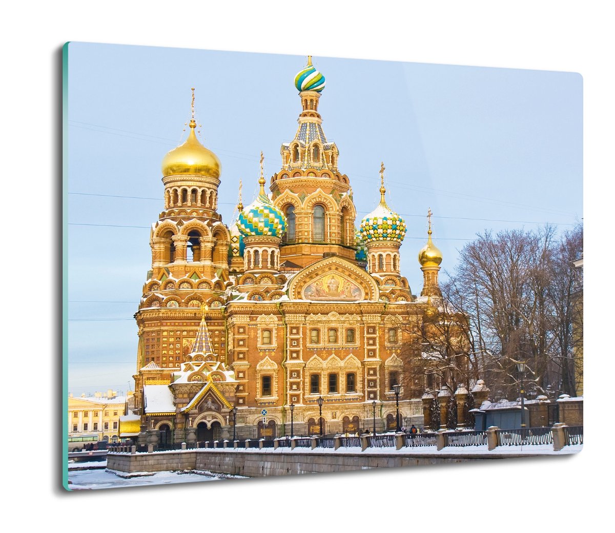 deska splashback z foto Katedra cerkiew zima 60x52, ArtprintCave