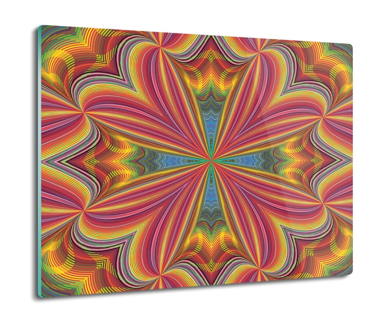 osłona na płytę indukcyjną Rozeta kwiat wzór 60x52, ArtprintCave