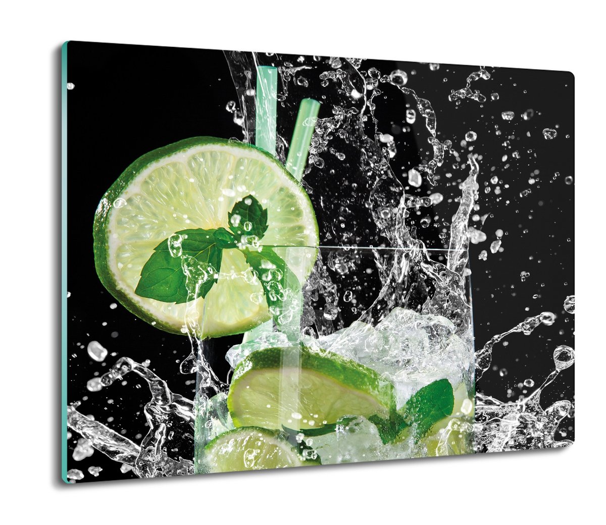 osłonka kuchenna z foto Limonki mojito drink 60x52, ArtprintCave