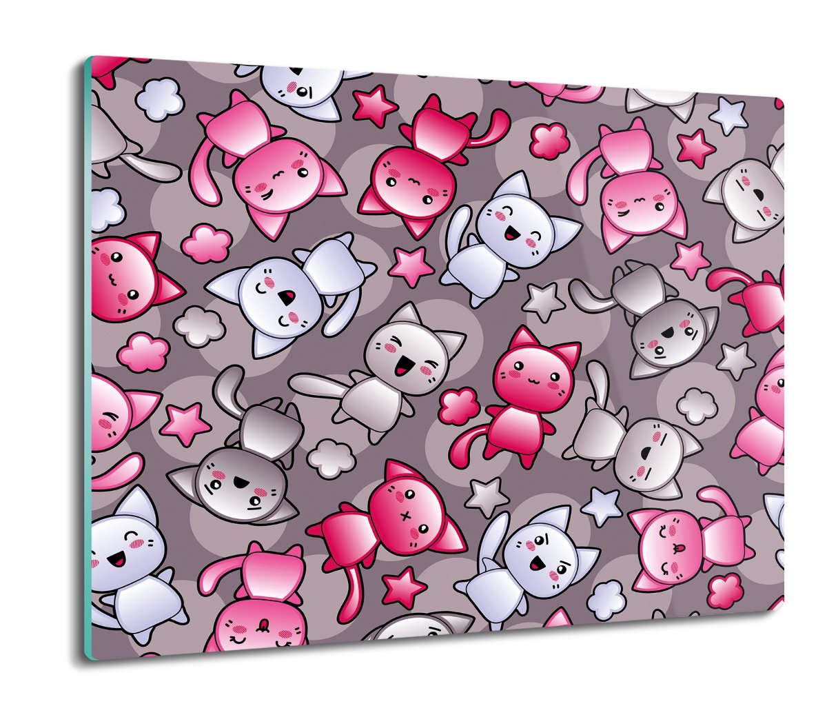 z foto deska splashback Koty kawaii gwiazdy 60x52, ArtprintCave