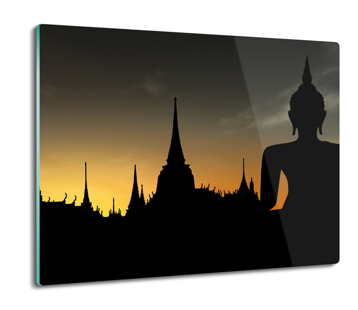 deska splashback z nadrukiem Noc mnisi budda 60x52, ArtprintCave