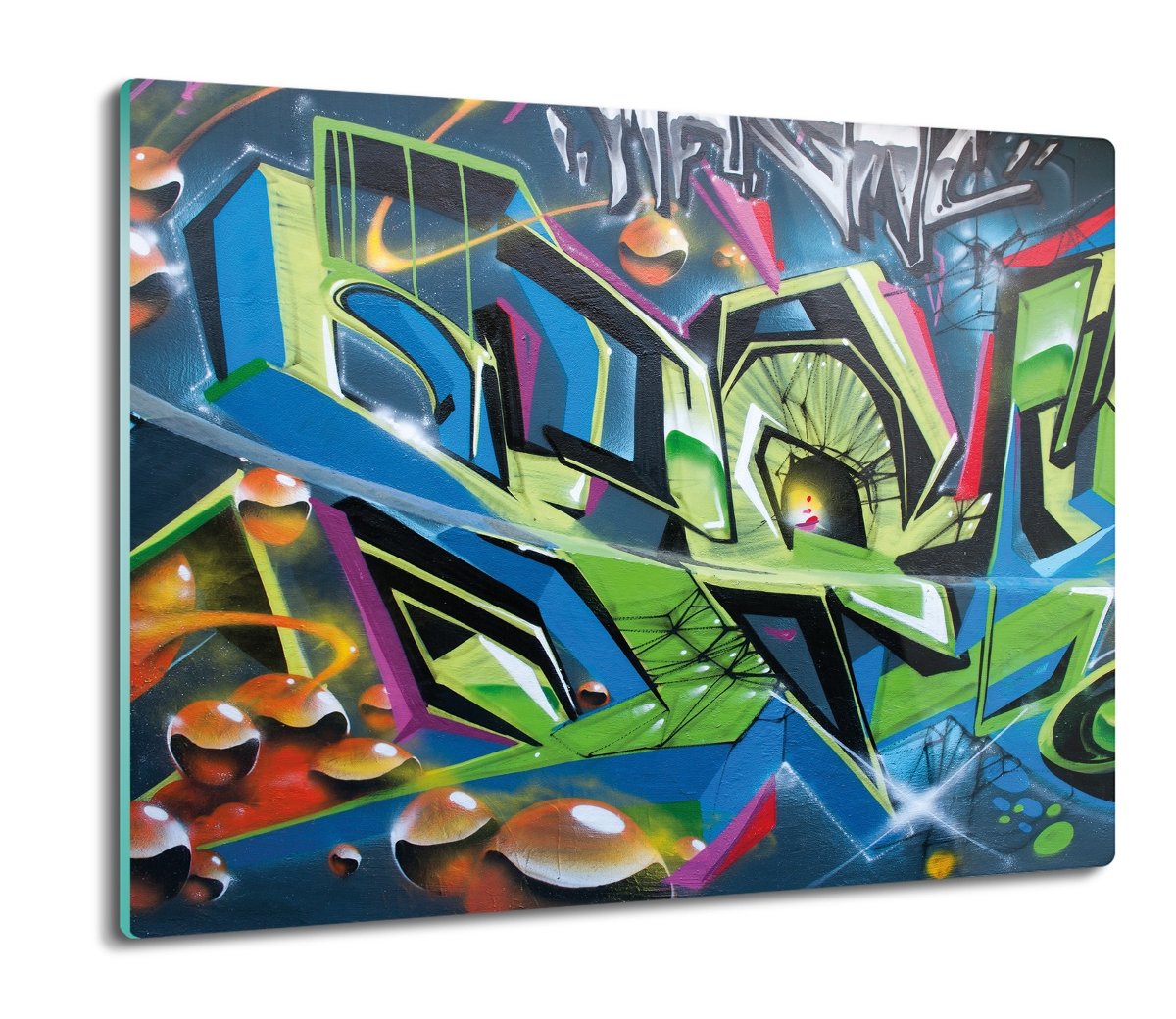 osłona do kuchenki szklana Napis graffiti 60x52, ArtprintCave