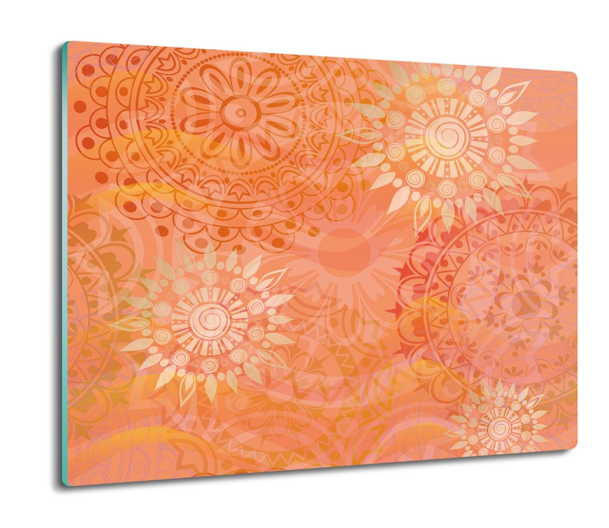 druk deska splashback Ornament kwiaty wzór 60x52, ArtprintCave