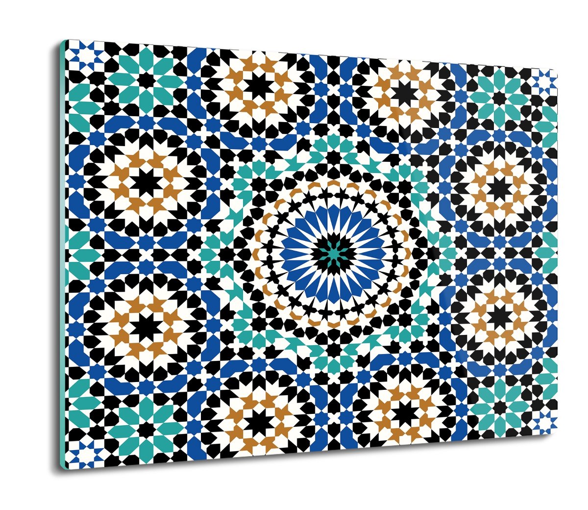 osłona płyty kuchennej Kwiaty kolor mozaika 60x52, ArtprintCave