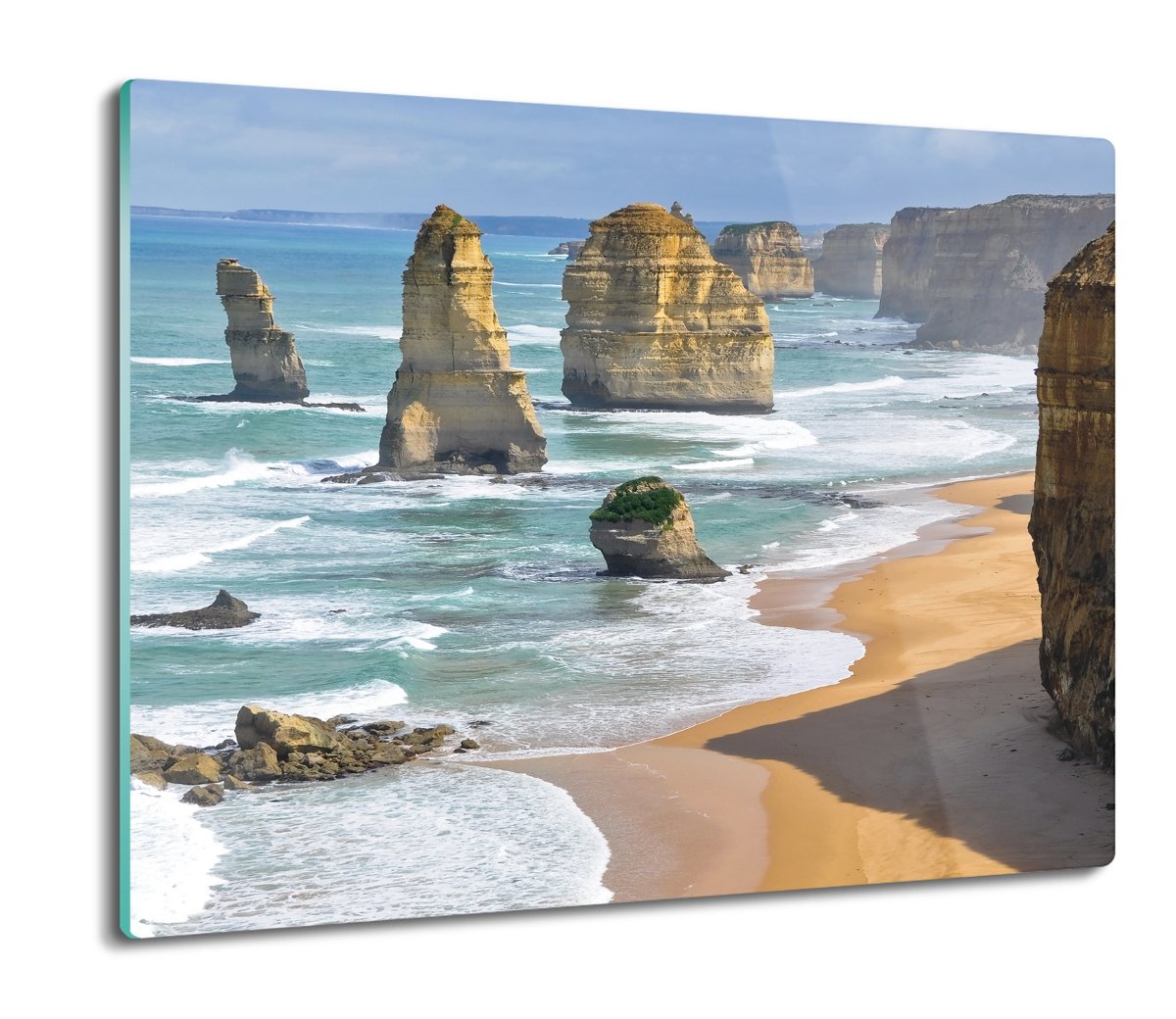 deska splashback ze szkła Plaża morze skały 60x52, ArtprintCave