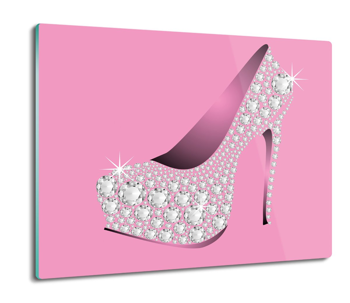 z nadrukiem osłonka But szpilka diamenty 60x52, ArtprintCave