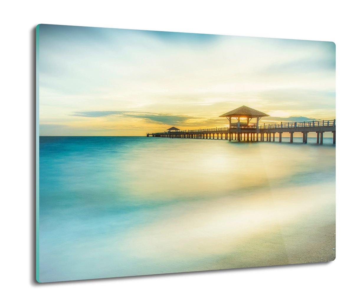 z foto ochrona na indukcję Plaża molo Azja 60x52, ArtprintCave