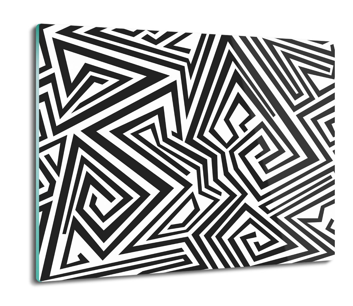 szklana osłonka ze szkła Abstrakcja wzór 60x52, ArtprintCave