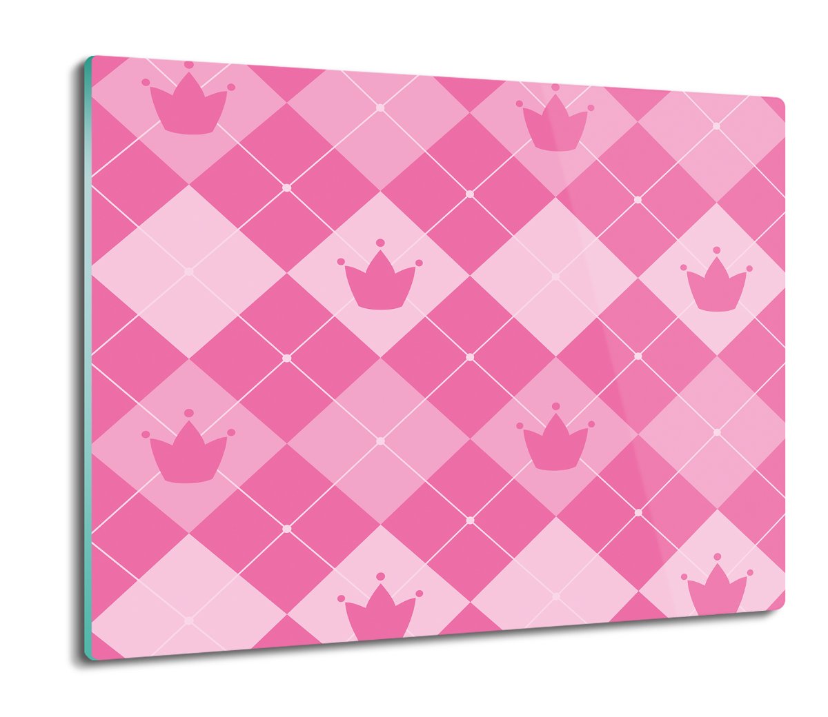 osłona splashback druk Szachownica korona 60x52, ArtprintCave