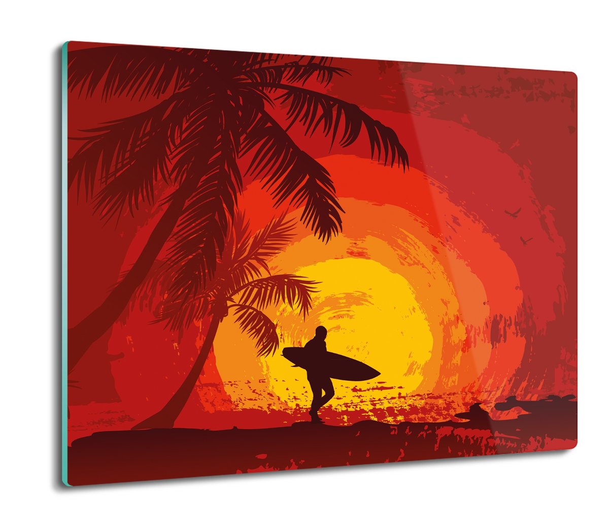 osłona na kuchenkę indukcyjną Surfer palmy 60x52, ArtprintCave