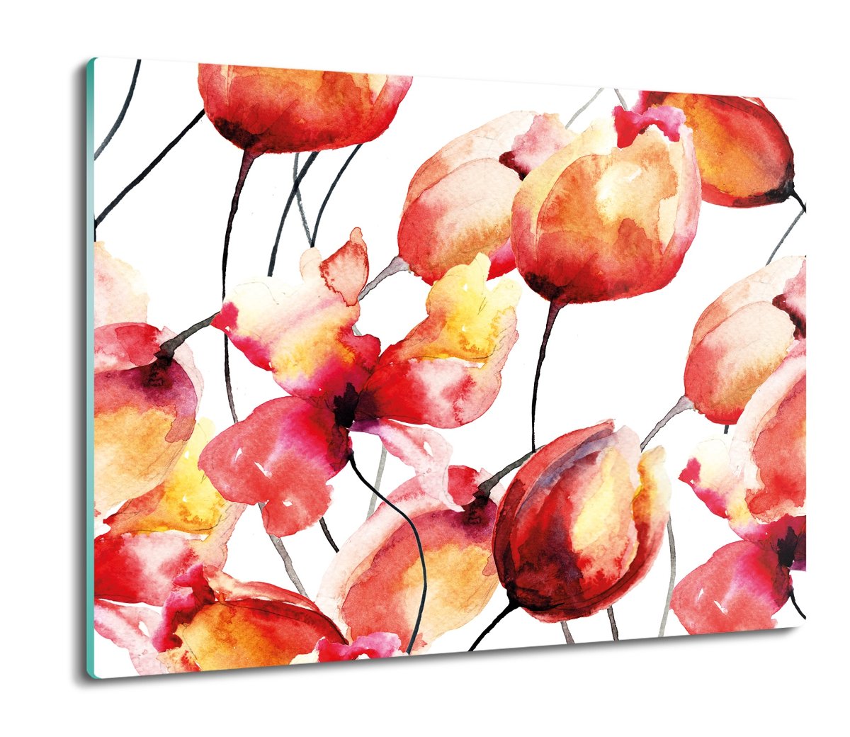 osłona splashback do kuchni Kwiaty tulipany 60x52, ArtprintCave