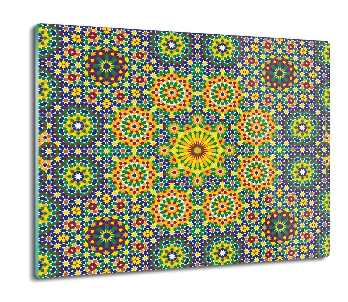 szklana osłona kuchenna Mozaika kwiaty wzór 60x52, ArtprintCave