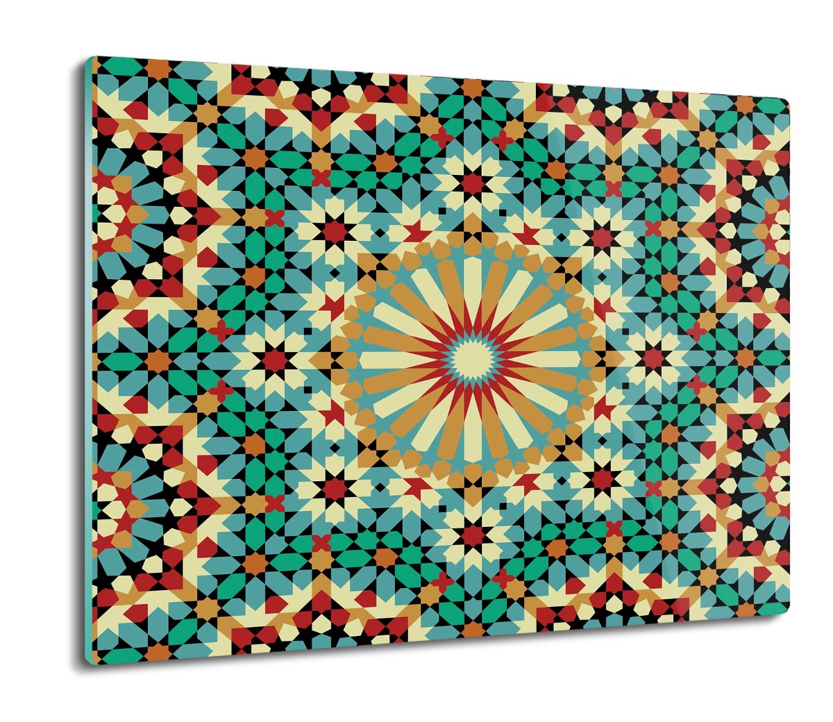 z foto osłona splashback Mozaika kwiaty wzór 60x52, ArtprintCave