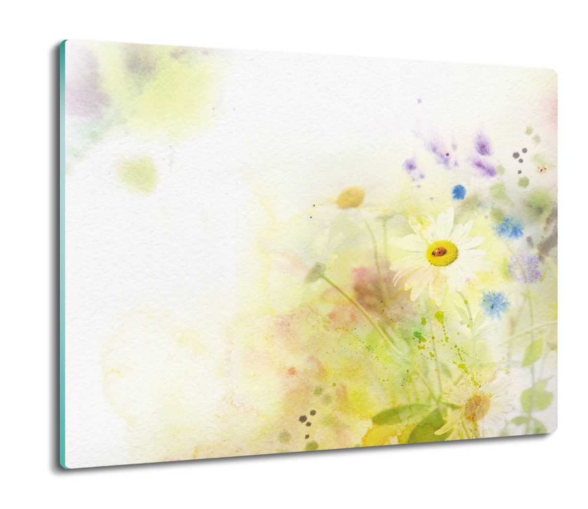 osłona płyty kuchennej druk Łąka akwarela 60x52, ArtprintCave