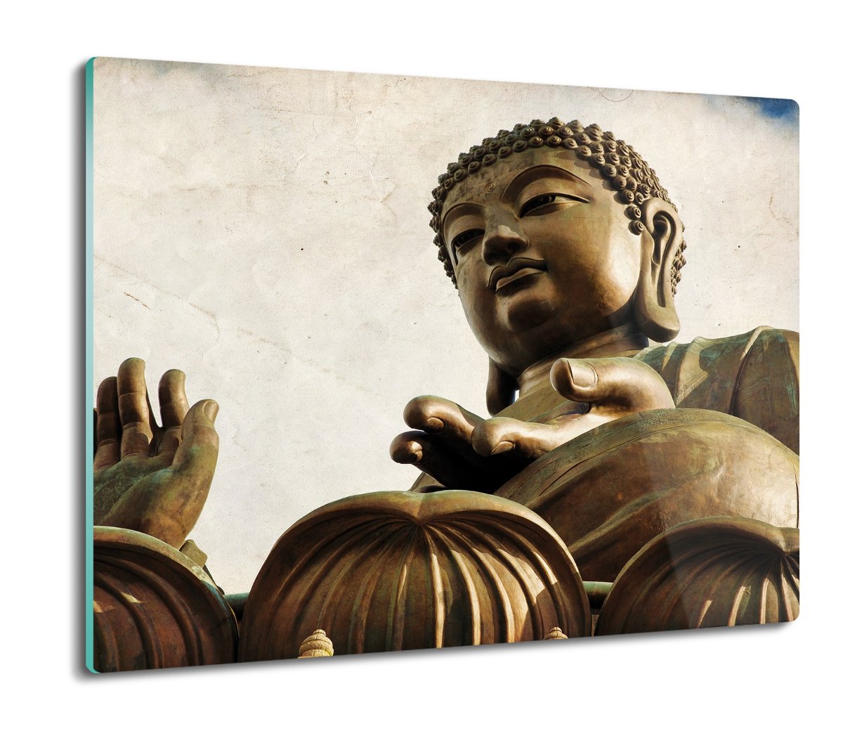 druk szklana osłona kuchenna Budda Hong Kong 60x52, ArtprintCave