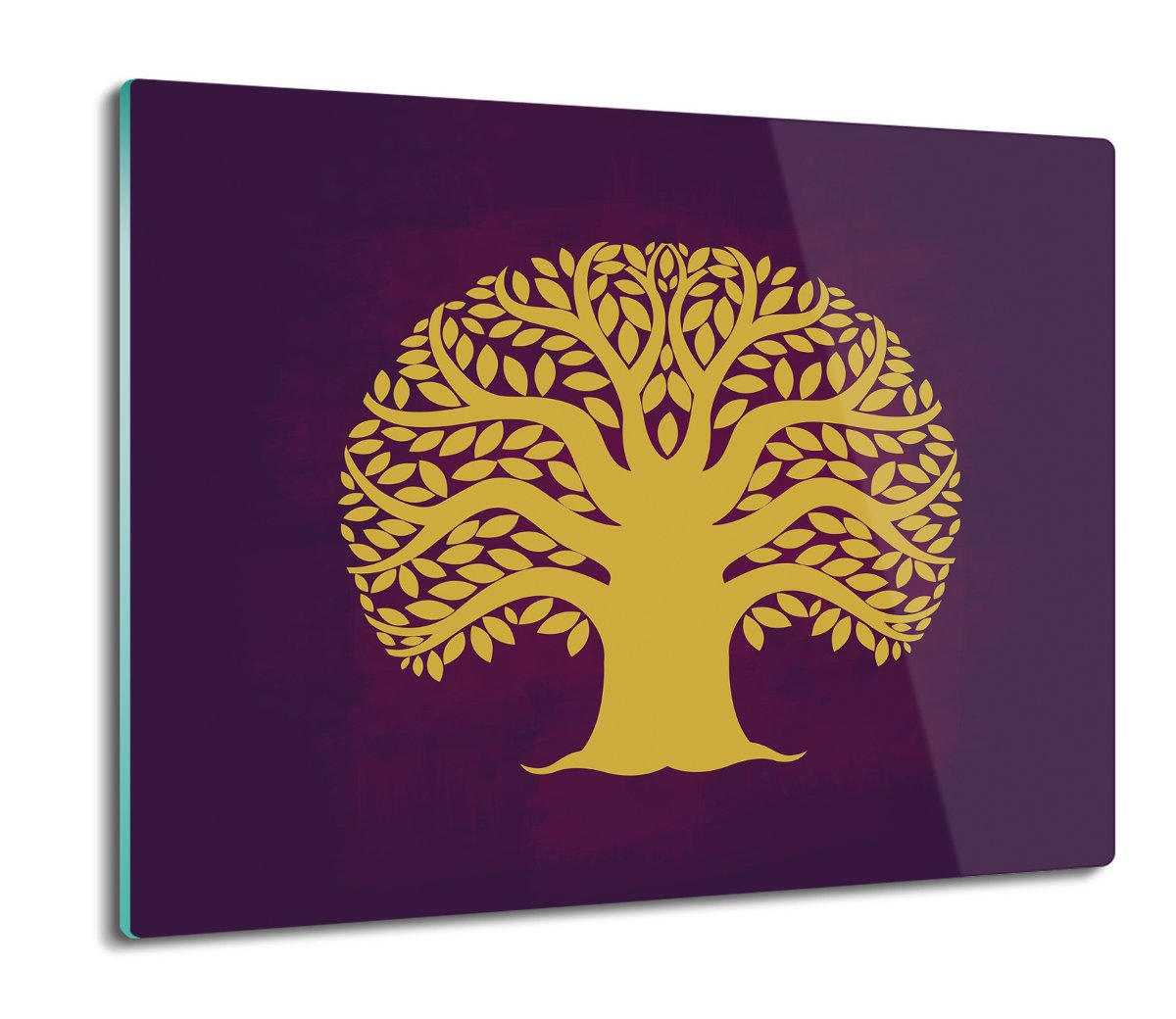 szklana osłona kuchenna Drzewo symbol azja 60x52, ArtprintCave