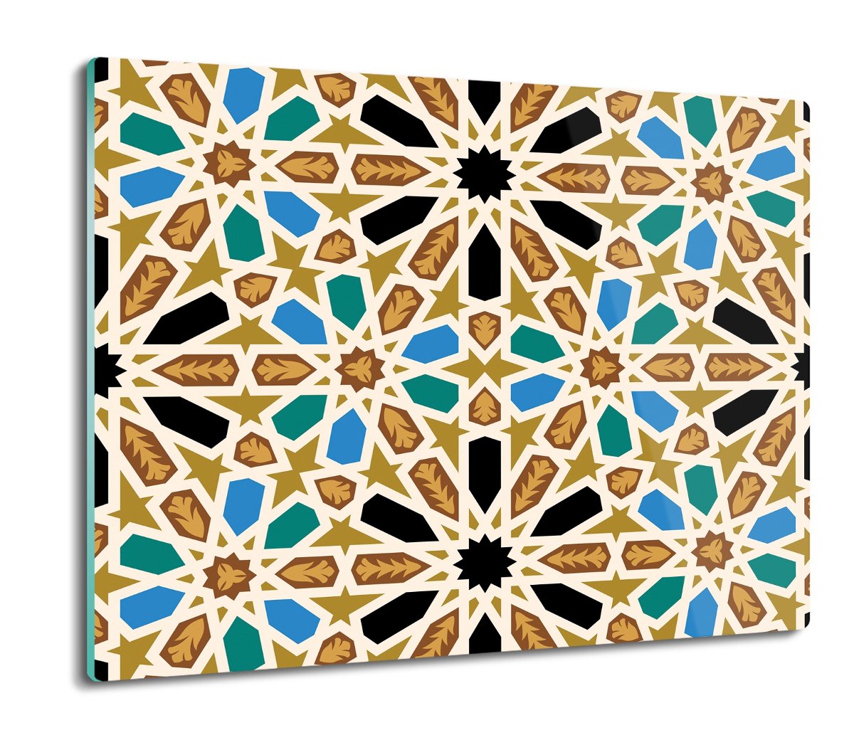szklana osłona do kuchenki Mozaika geometria 60x52, ArtprintCave