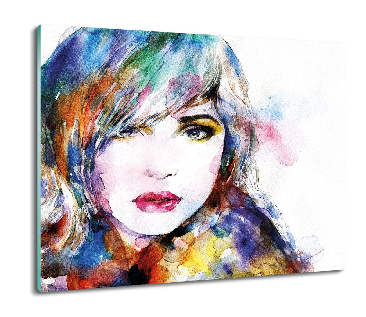 deska splashback druk Piękna twarz kobiety 60x52, ArtprintCave