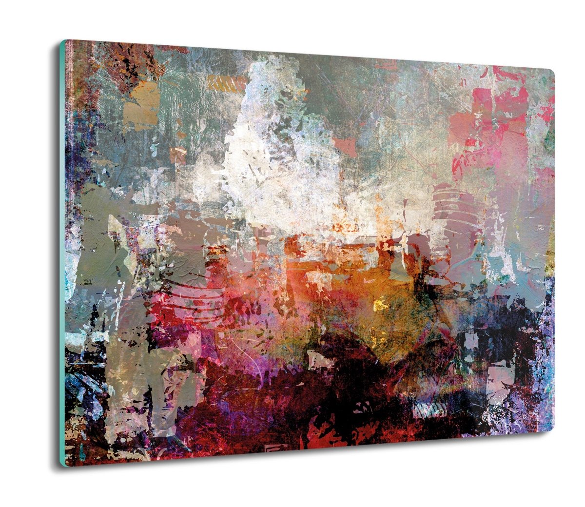 osłona płyty kuchennej Abstrakcja akwarela 60x52, ArtprintCave