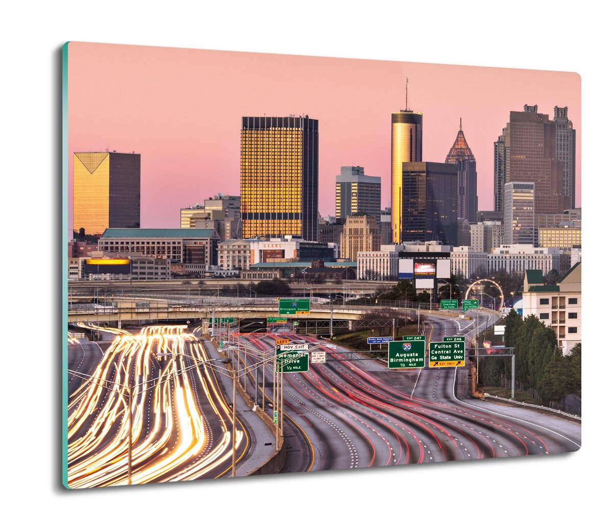 osłona splashback do kuchni Wieżowce ulice 60x52, ArtprintCave