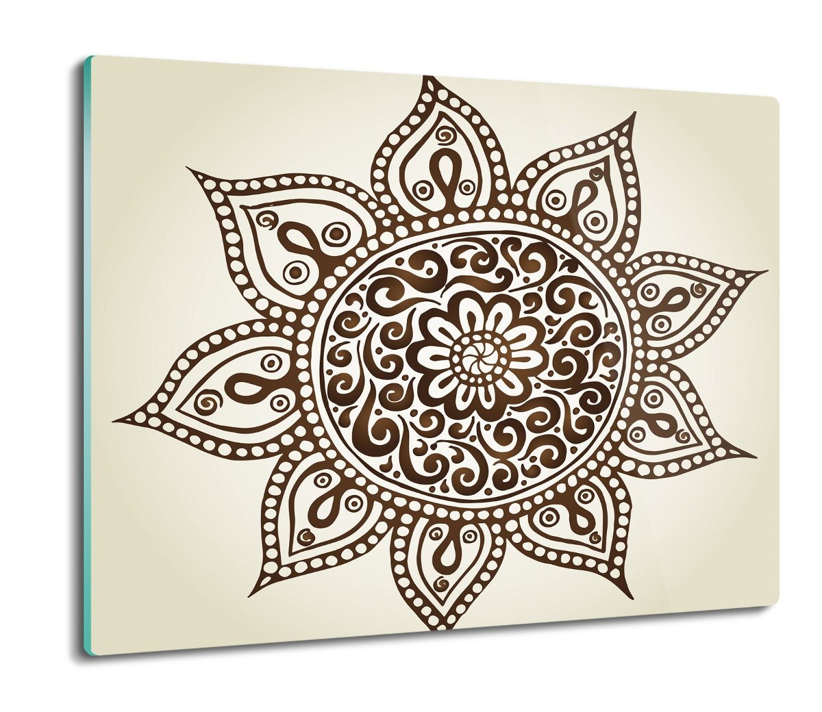 osłonka kuchenna druk Rozeta mandala kwiat 60x52, ArtprintCave