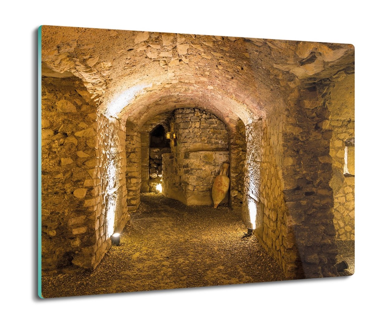 szklana osłona kuchenna Piwnica mury ruiny 60x52, ArtprintCave