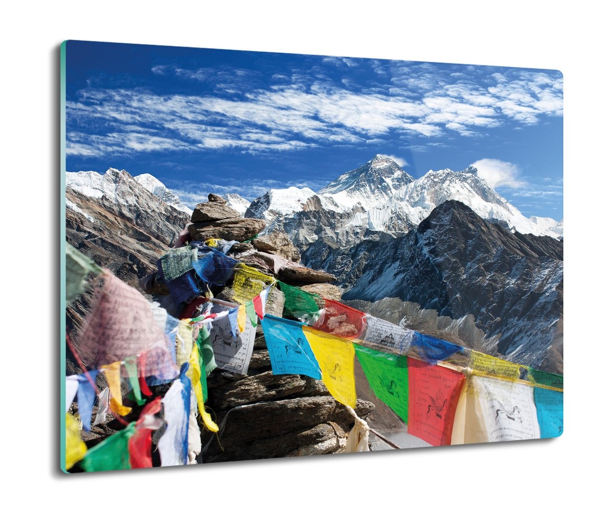 osłona płyty kuchennej Nepal everest flagi 60x52, ArtprintCave