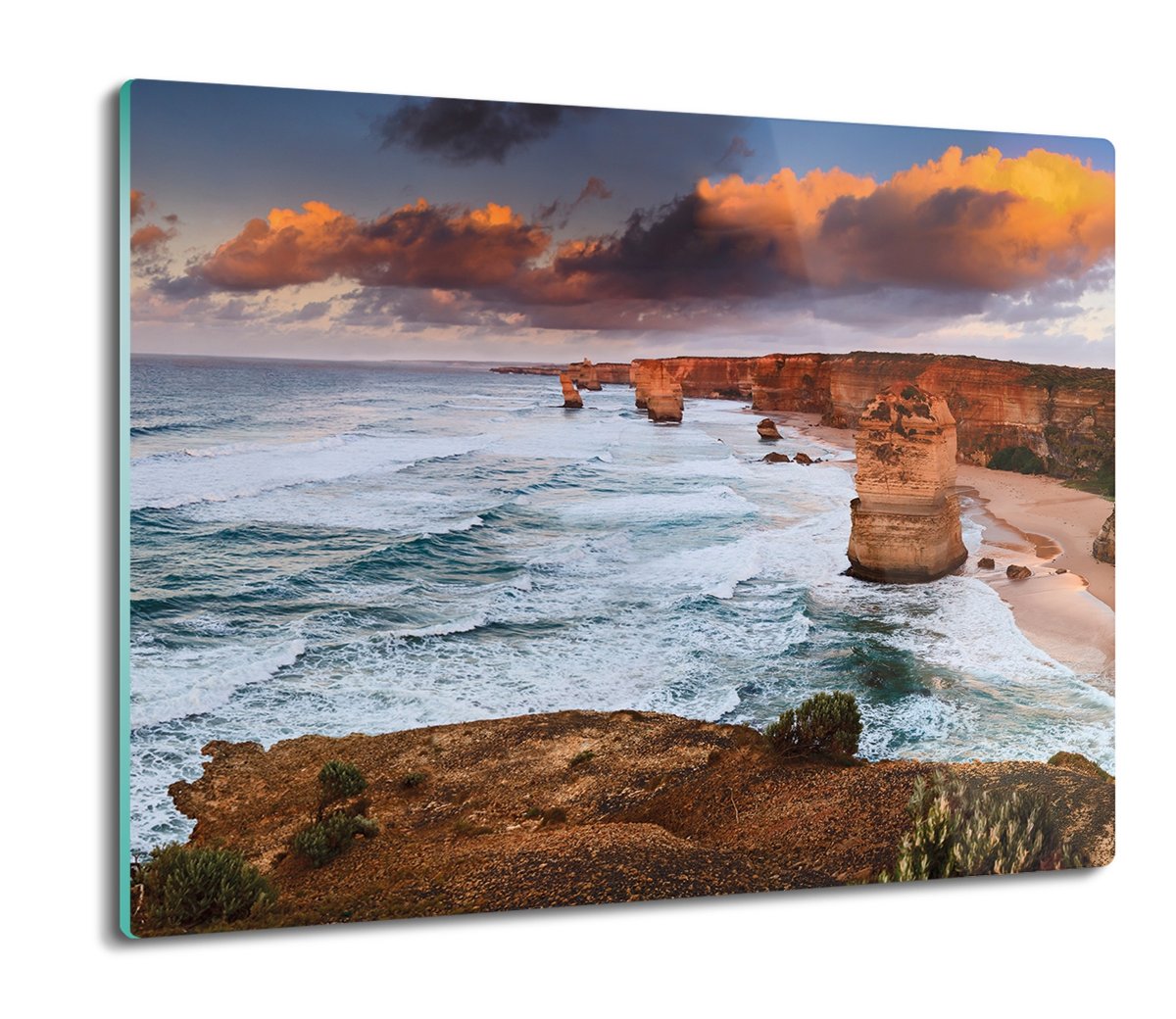osłonka kuchenna z foto Panorama klify skały 60x52, ArtprintCave