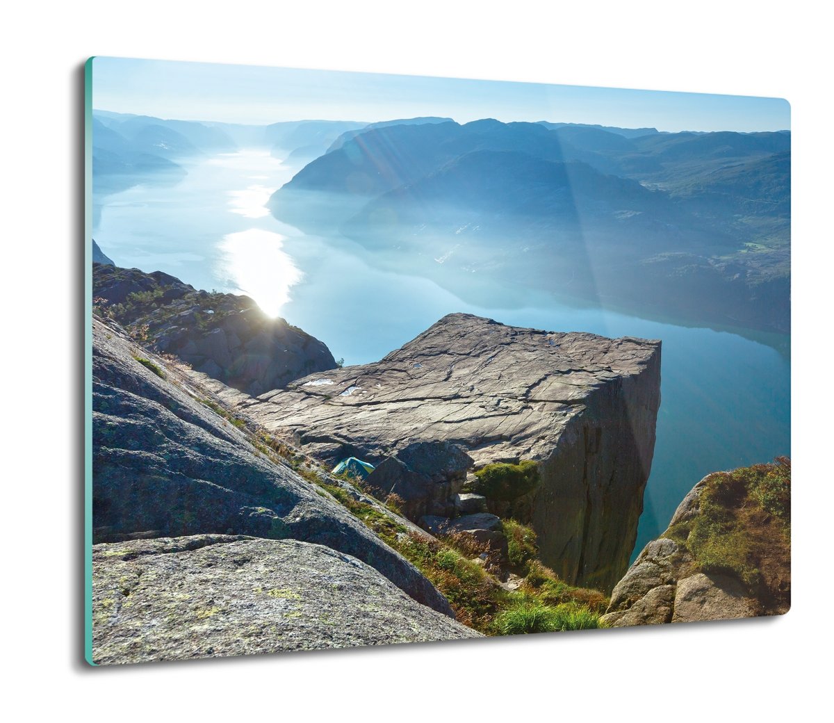 z foto osłona splashback Fiordy góry klif 60x52, ArtprintCave