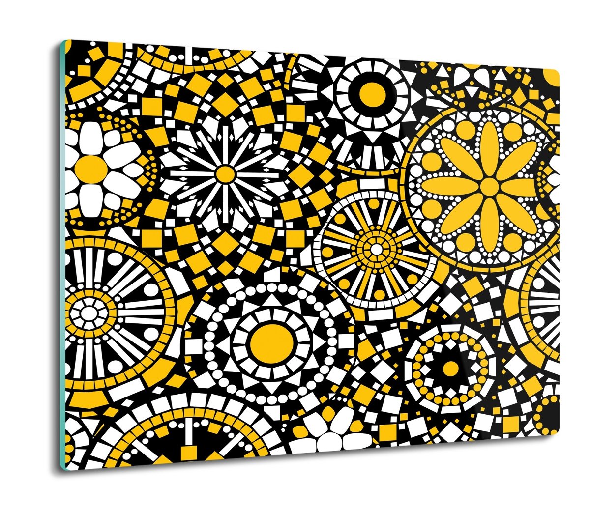 osłona płyty kuchennej Mozaika kwiaty kolor 60x52, ArtprintCave