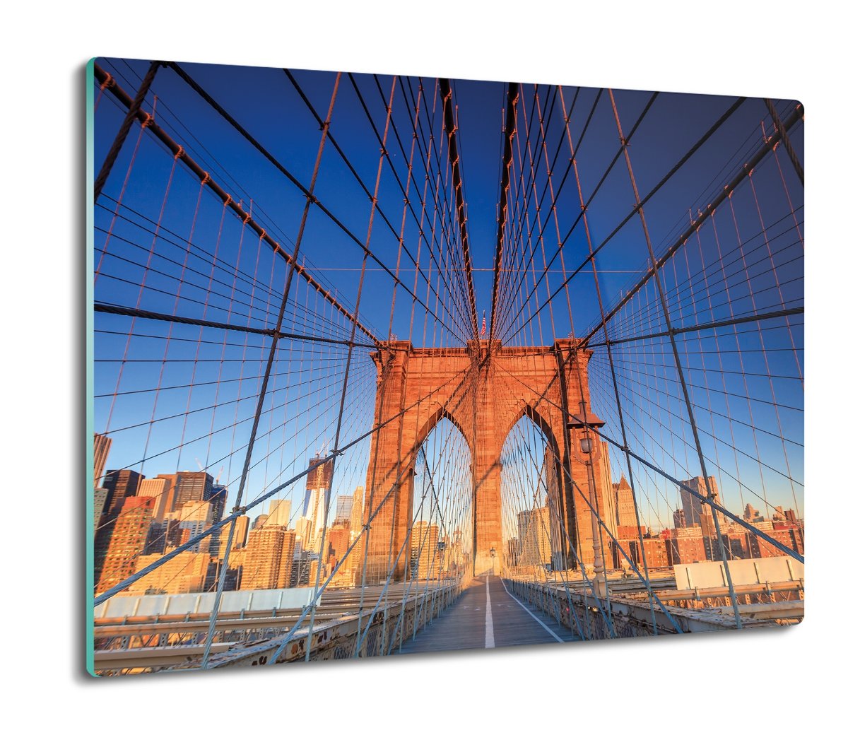 osłona na indukcję ze szkła Most Brooklyn 60x52, ArtprintCave