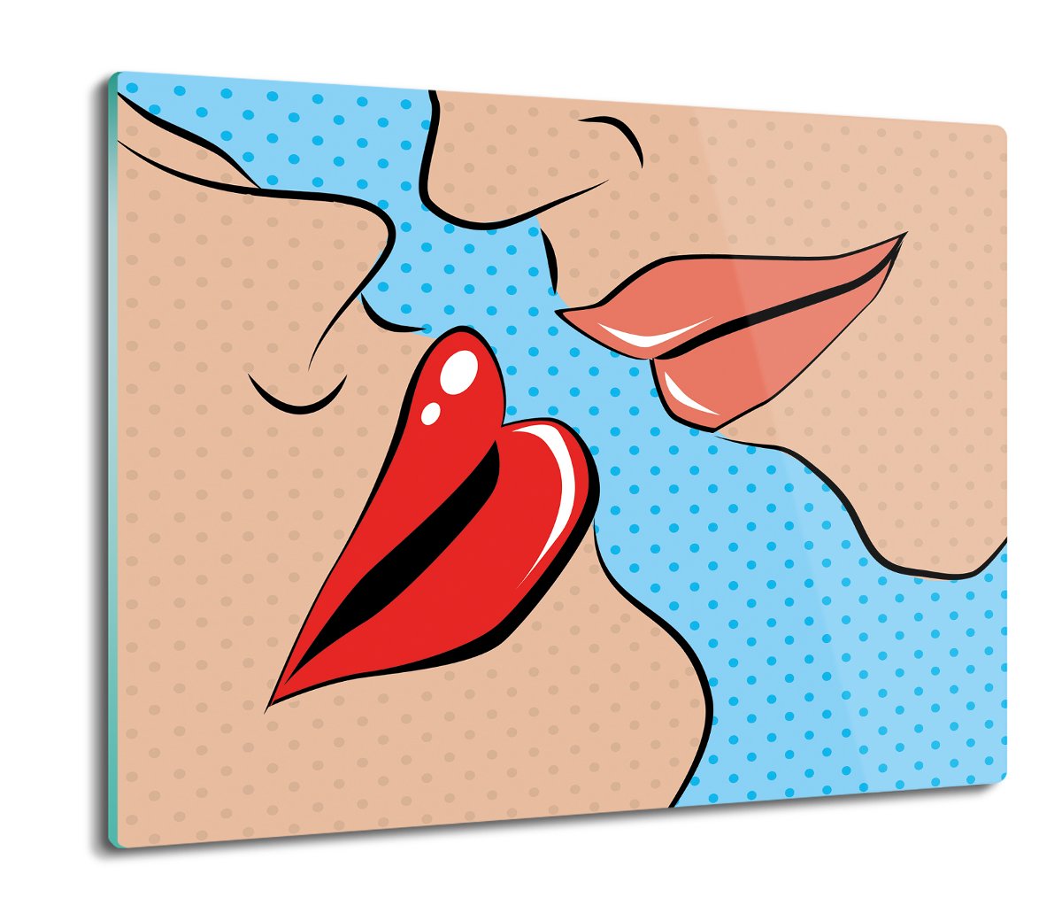 osłona splashback druk Usta twarz pop art 60x52, ArtprintCave