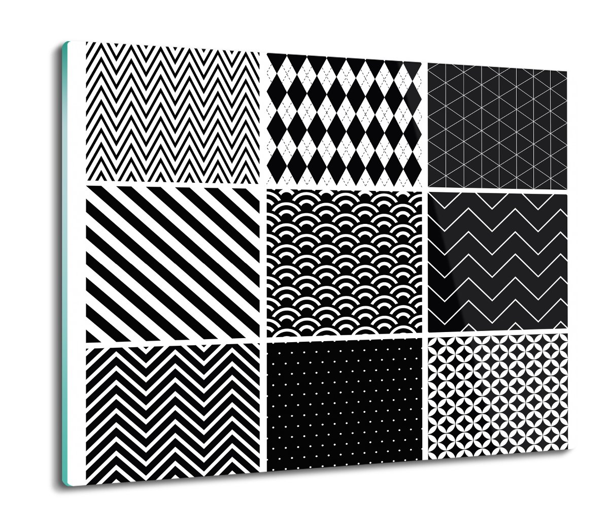 osłona do płyty indukcyjnej Wzory geometria 60x52, ArtprintCave