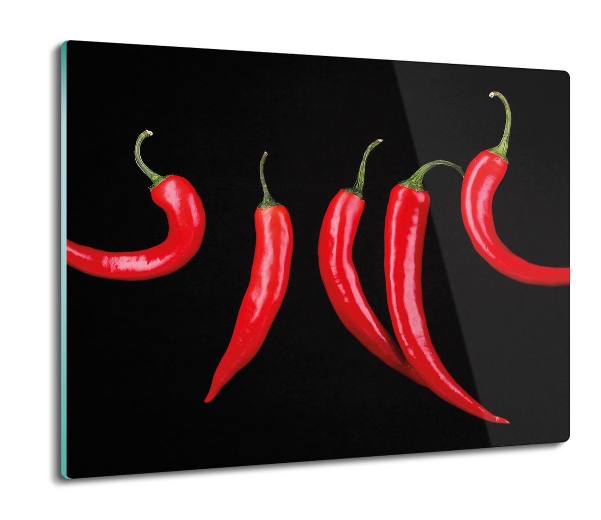 osłona do płyty indukcyjnej Papryczki chili 60x52, ArtprintCave