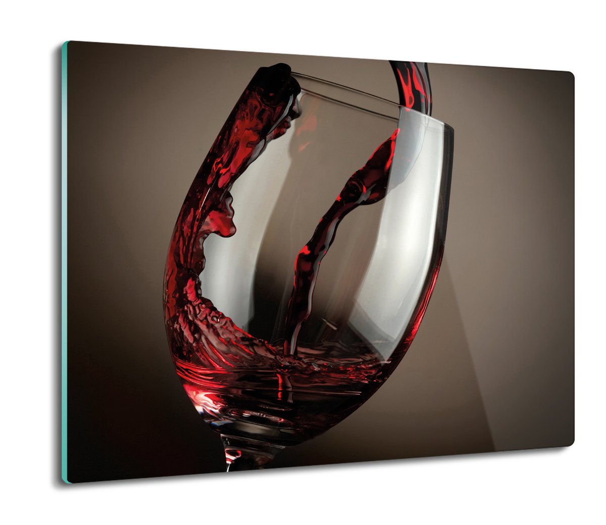 druk osłona splashback Wino kieliszek plusk 60x52, ArtprintCave