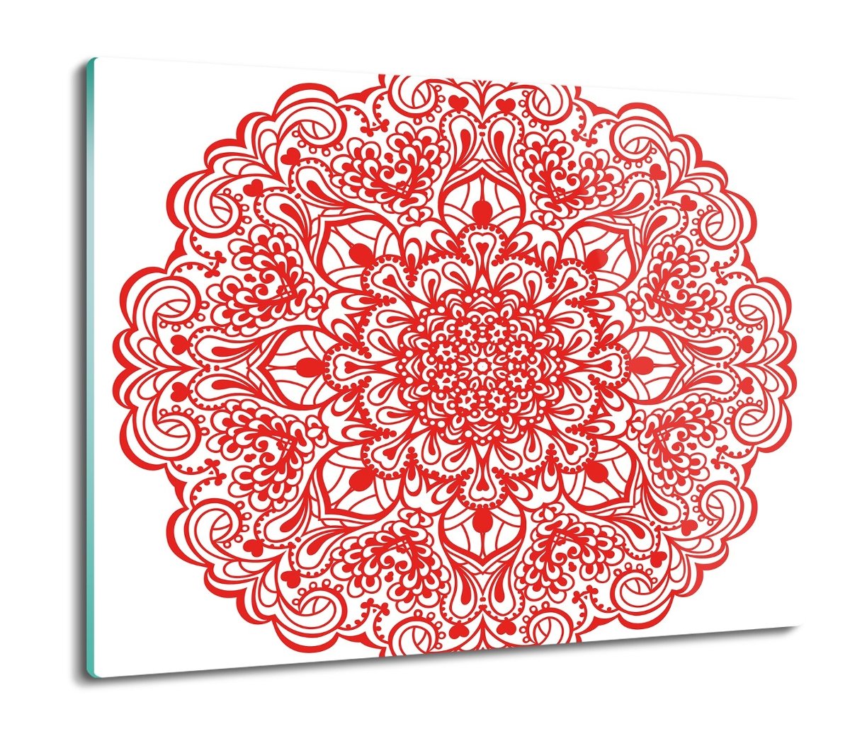 osłona płyty kuchennej Rozeta mandala kwiat 60x52, ArtprintCave