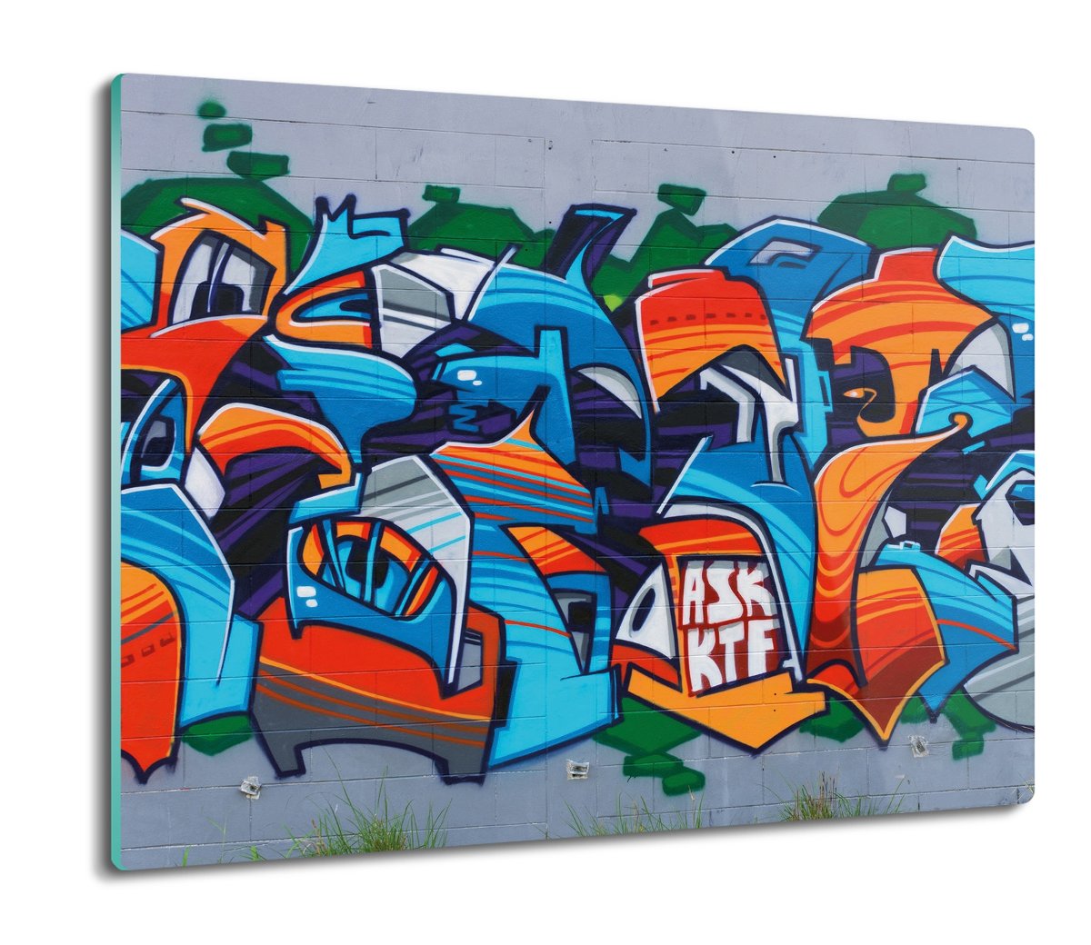 szklana osłona kuchenna Uliczne graffiti 60x52, ArtprintCave