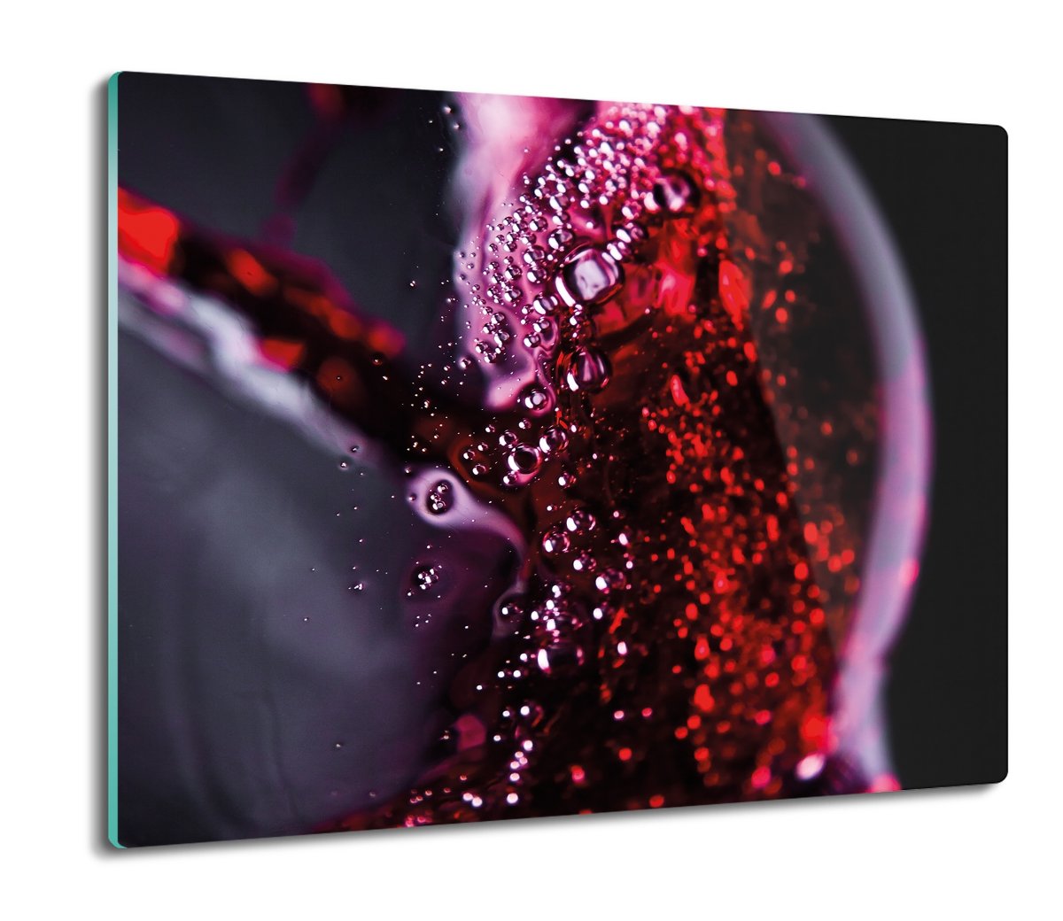osłona splashback druk Wino kieliszek plusk 60x52, ArtprintCave