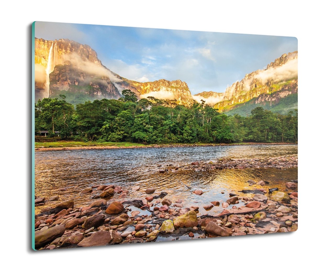 osłonka kuchenna druk Wodospad rzeka góry 60x52, ArtprintCave