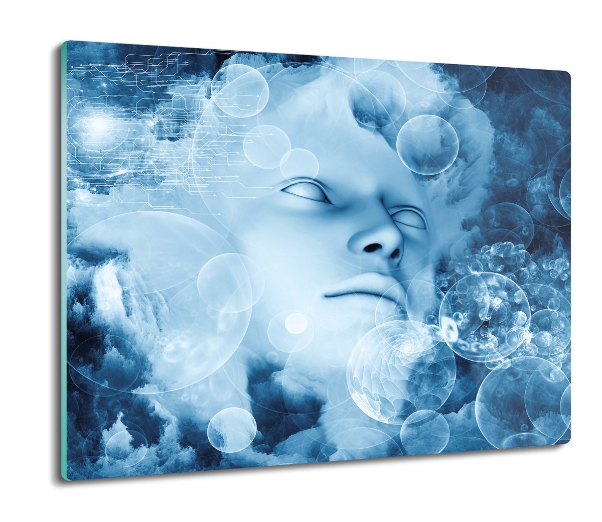 ochrona na indukcję ze szkła Myśliciel bańki 60x52, ArtprintCave