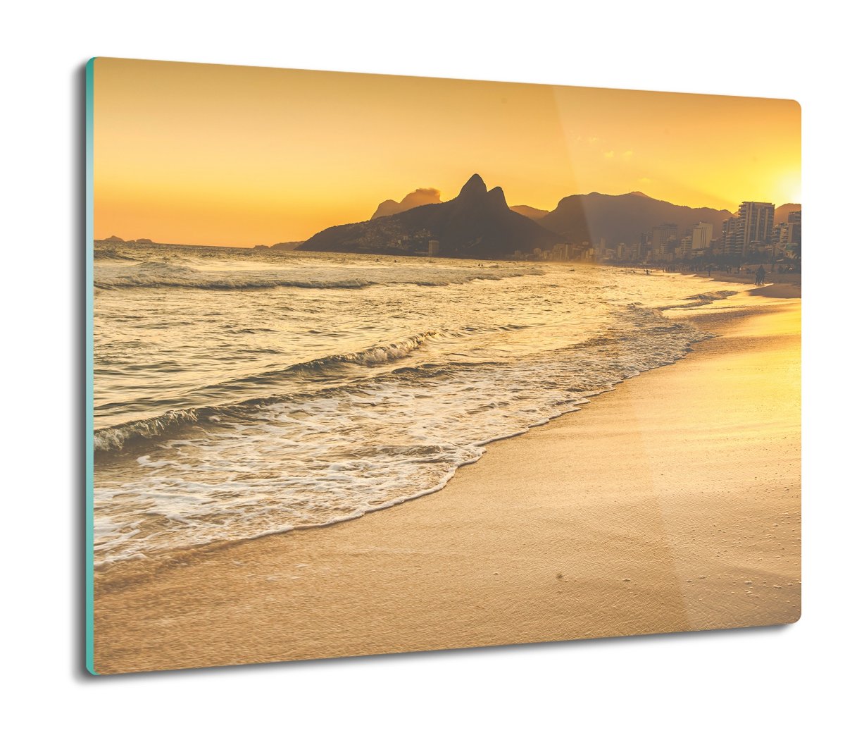 osłona na kuchenkę indukcyjną Plaża Rio fale 60x52, ArtprintCave