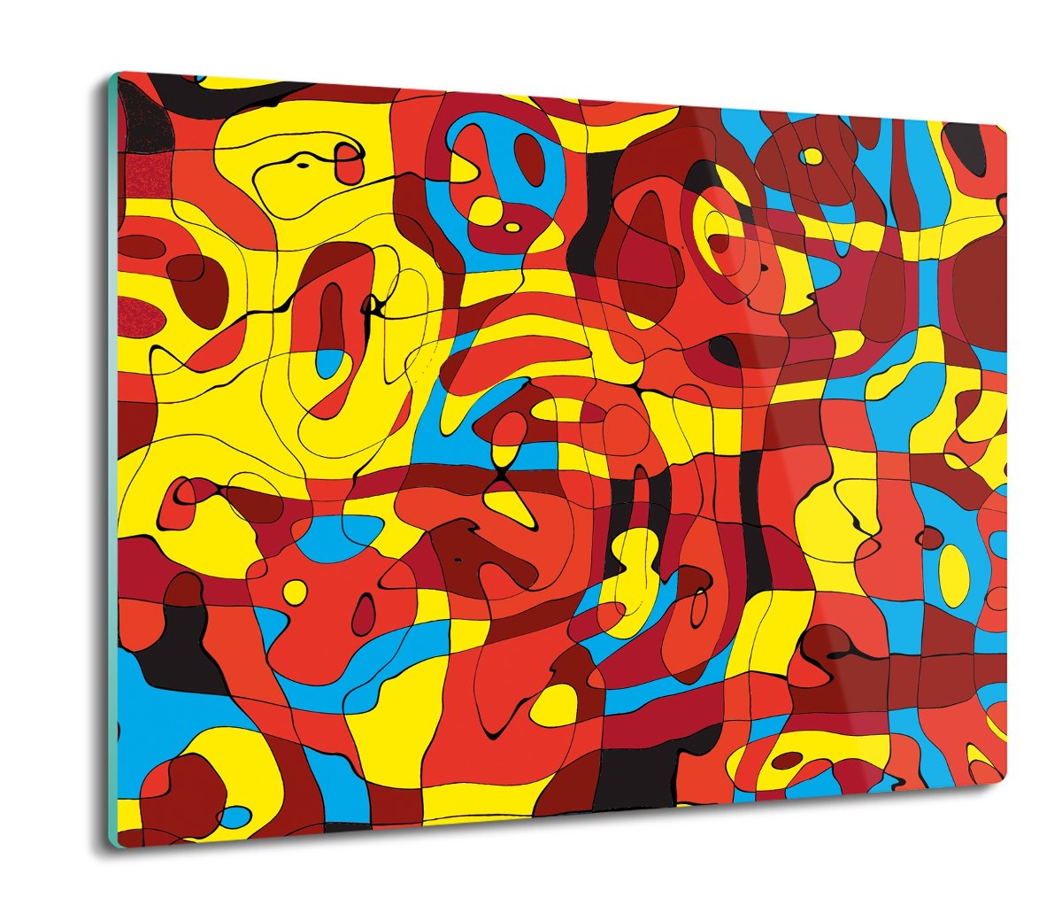 osłona płyty kuchennej Abstrakcja pop art 60x52, ArtprintCave
